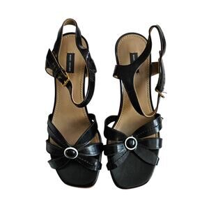 Y2k Marc Jacobs Platform Sandals Leather Strappy - 38 EU